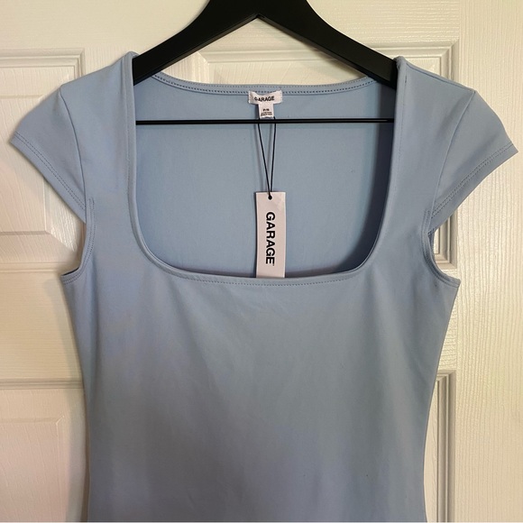 Garage Juliet Ballet Sleeve Dress in Kentucky Blue - Picture 7 of 7